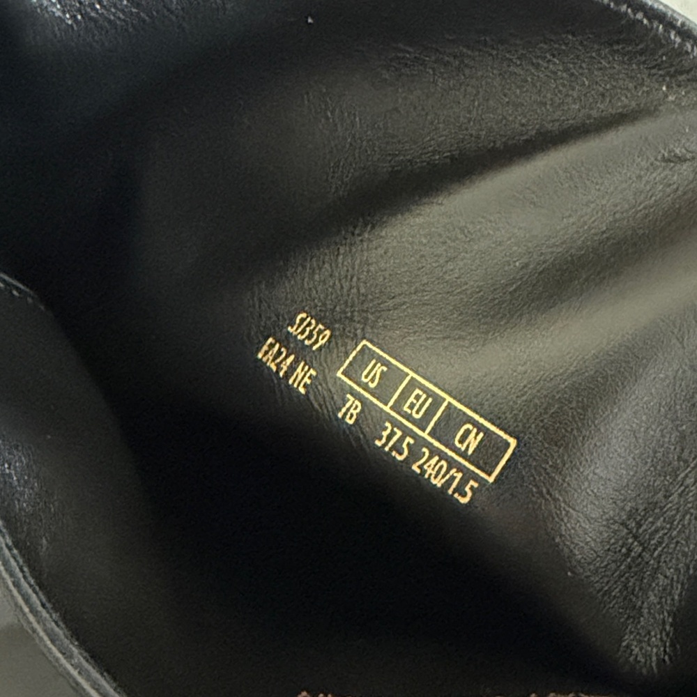 Stuart weitzman Celia leather Classic Black Tall Women's Riding Boots sz 7 - Picture 7 of 7